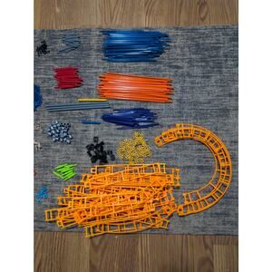 Partial K'Nex Roller Coaster Set - for Parts or Expansion